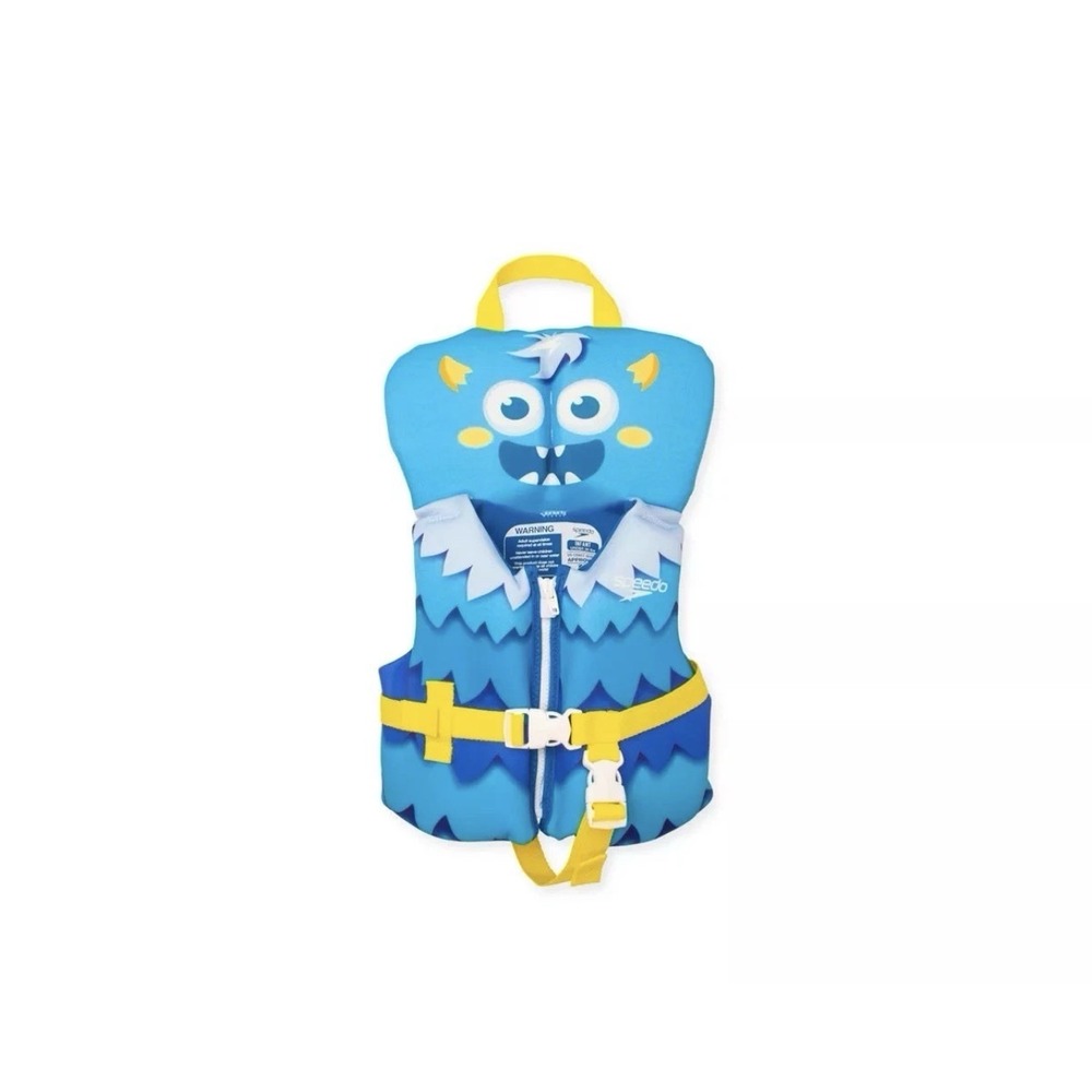 Speedo Infant Life Vest - Picton Blue Boo USCG Up To 30 Lbs NWT